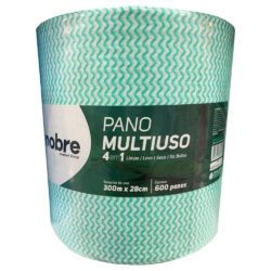 Pano Multiuso Slim - 28cm x 300m - Verde - Nobre