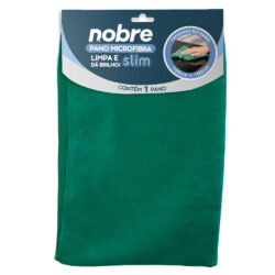 Pano de microfibra 100x100cm ( pacote c/ 1 unid.) verde Slim - Nobre