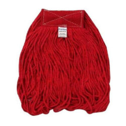 Mop umido (refil 340g. 70% algodao 30% poliester ponta dobrada c/loop) vermelho - Nobre