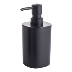 Dispenser p/ sabonete liq. 350ml quadrado preto - Mood