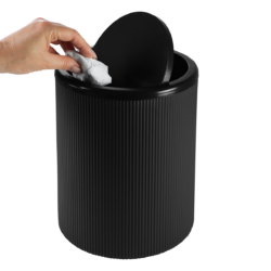 Lixeira p/ Banheiro - Preto - Mood