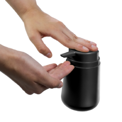 Conjunto p/ banheiro c/2pçs preto Acqua - Mood