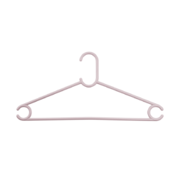 Cabide plastico c/ 5 peças (c/ alças laterais) - Global