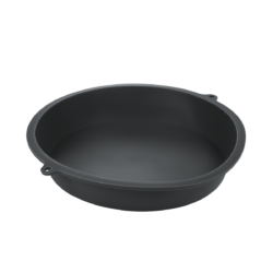 Forma de silicone p/ bolo redondo 24cm cinza - Global