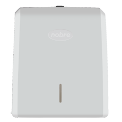 Dispenser p/toalha 1/3D. cinza/branco New Classic - Nobre