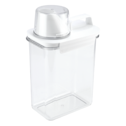 Pote organizador 1800ml para amaciante/sabão em pó c/ copo graduado - Global