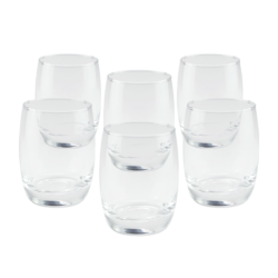 Conjunto c/ 6 copos de vidro 385ml - Global