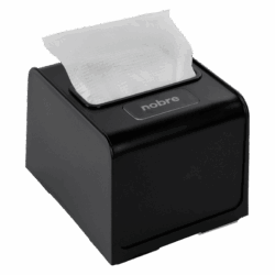 Dispenser p/guardanapo interfolhado preto - Nobre