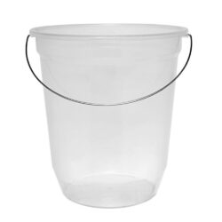 Balde plastico 18l (alça metalica) translucido - Jaguar