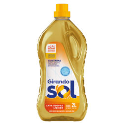 Lava Roupas Líquido - Glicerina - 2 litros - Girando Sol