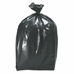 Saco Plástico p/ Lixo - 100 litros - Preto - c/ 50unid. - Nobre