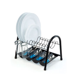 Escorredor duplo com bandeja black - Arthi