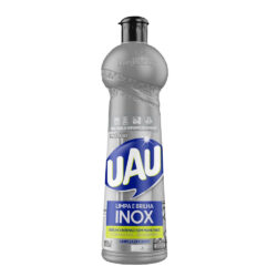 Multiuso limpa/brilha inox (c/ alcool) 500ml - Uau