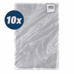 Pano de microfibra 40x60cm (pacote c/ 10 unid.) cinza Slim - Nobre