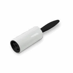 Rolo tira pelos suporte preto c/ 60 folhas adesivas - Mood