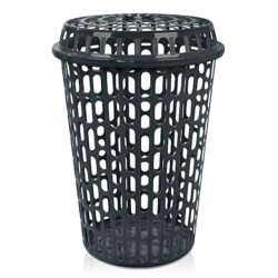 Cesto telado c/tampa telada 60l branco - Arqplast