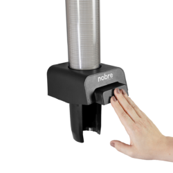 Dispenser poupador de copos 150 a 200ml - Preto - Multicopo - Nobre